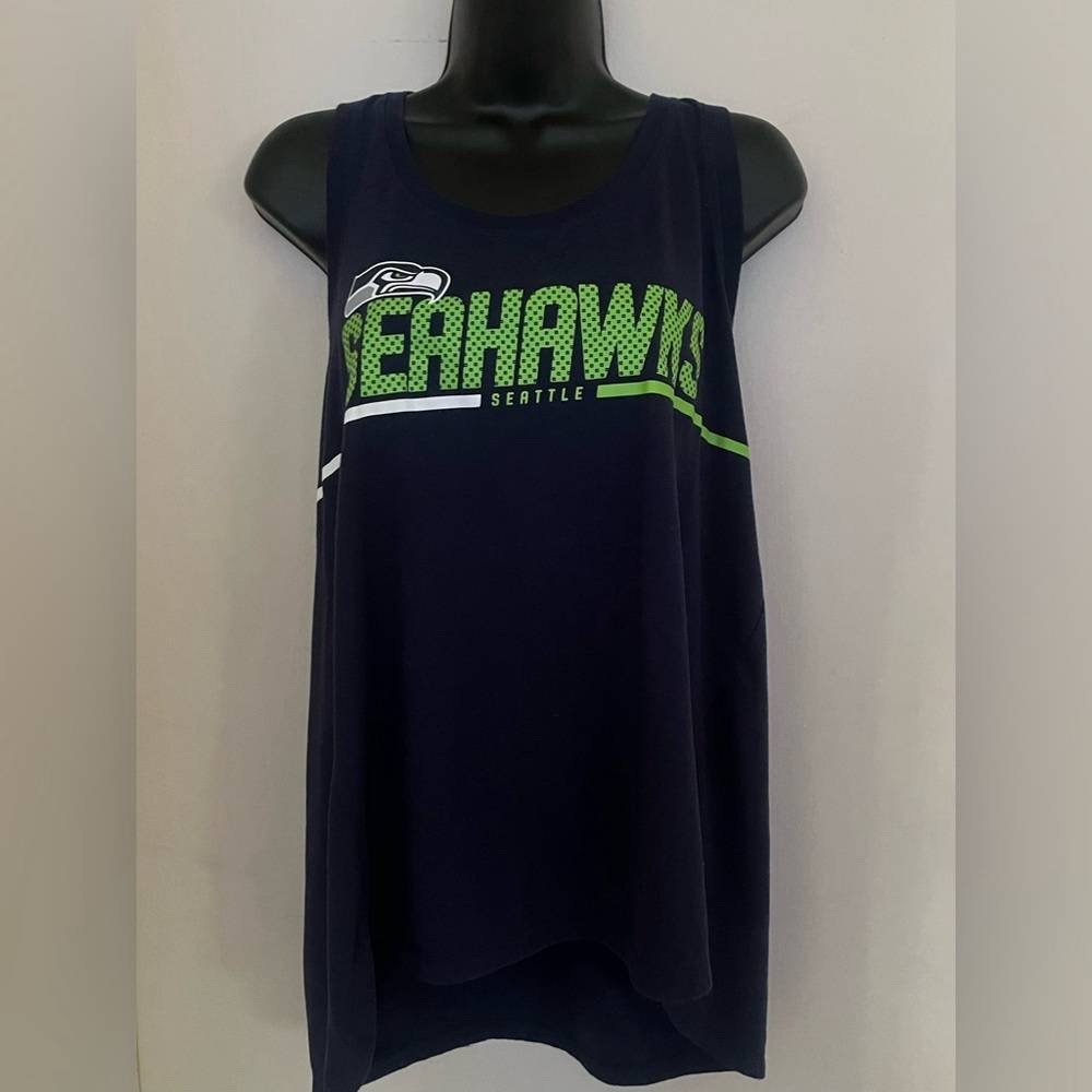 Seattle Seahawks Navy Tank Top